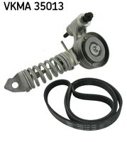 SKF VKMA35013 - Unidades accionadas: Alternador<br>Equipamiento de vehículo: para vehículos sin aire acondicionado<br>Número de nervaduras: 5<br>para long. correa [mm]: 1230<br>Ancho [mm]: 17,8<br>