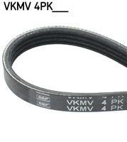 SKF VKMV4PK802 - Correa trapecial poli V