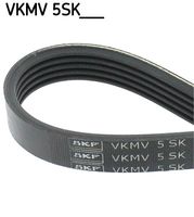 SKF VKMV5SK628 - Unidades accionadas: Alternador<br>Longitud [mm]: 1094<br>Ancho [mm]: 17,80<br>Material de las correas: EPDM (Ethylen-Propylen-Dien-Caucho)<br>Color: negro<br>Número de nervaduras: 5<br>SVHC: No existen sustancias SVHC<br>