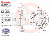 BREMBO 09772711 - Disco de freno - PRIME LINE - UV Coated