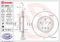 BREMBO 09.8952.11 - Disco de freno