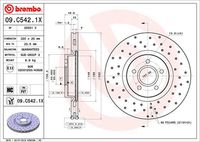 BREMBO 09C54211 - Disco de freno - PRIME LINE - UV Coated