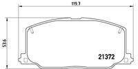 BREMBO P83016 - Juego de pastillas de freno - PRIME LINE