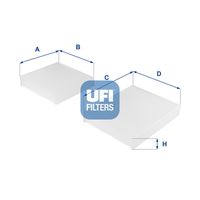 UFI 5314300 - Filtro, aire habitáculo