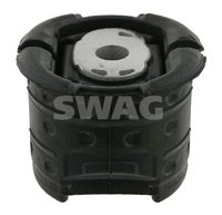 SWAG 20926507 - Lado de montaje: interior<br>Lado de montaje: Eje trasero izquierda<br>Lado de montaje: posterior<br>Altura [mm]: 60<br>Diámetro interior [mm]: 14<br>Diámetro exterior [mm]: 68<br>Tipo de cojinetes: Rodamiento de caucho-metal<br>Material: Caucho/metal<br>