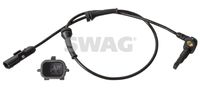 SWAG 33101254 - Longitud [mm]: 755<br>Tipo de sensor: Sensor activo<br>Lado de montaje: Eje trasero izquierda<br>Lado de montaje: Eje trasero, derecha<br>Número de fabricación: HCA-RE-035<br>