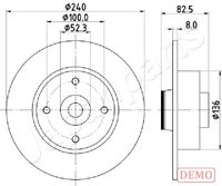 HELLA 8DD355123241 - Disco de freno - PRO