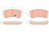 TRW GDB3310 - Juego de pastillas de freno - COTEC