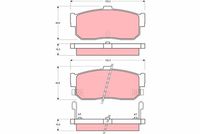 TRW GDB1015 - Juego de pastillas de freno