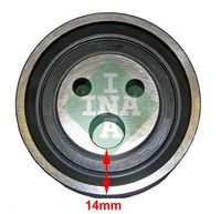 Schaeffler INA 531081810 - Ancho de la superficie de contacto de los rodillos [mm]: 22<br>Diámetro exterior [mm]: 55<br>Material: Metal<br>Peso [kg]: 0,236<br>