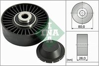 Schaeffler INA 532037020 - Ancho de la superficie de contacto de los rodillos [mm]: 25<br>Ancho [mm]: 34<br>Diámetro exterior [mm]: 80<br>Material: Plástico<br>Peso [kg]: 0,140<br>