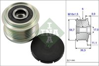 Schaeffler INA 535016010 - para n° fabricante: 370V1-1<br>para n° fabricante: F-556174.XX<br>Número de canales: 7<br>Distancia del primer canal [mm]: 8<br>Artículo complementario / información complementaria 2: se requiere herramiente especial para montaje<br>SVHC: No existen sustancias SVHC<br>