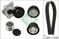 Schaeffler INA 529018810 - Juego de correas trapeciales poli V