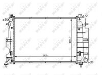 NRF 58108 - Clase de caja de cambios: Automática, 4 vel.<br>Material: Aluminio<br>Calefacción / Refrigeración: para vehículos con radiador combinado agua/aceite<br>Longitud de red [mm]: 501<br>Ancho de red [mm]: 346<br>Profundidad de red [mm]: 42<br>Artículo complementario / información complementaria 2: con piezas de montaje<br>Tipo radiador: Aletas refrigeración soldadas<br>