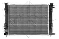 NRF 58444 - Equipamiento de vehículo: para vehículos con climatizador<br>Material: Aluminio<br>Longitud de red [mm]: 510<br>Ancho de red [mm]: 407<br>Profundidad de red [mm]: 24<br>Versión: Alternative<br>Tipo radiador: Aletas refrigeración unidas mecánicamente<br>