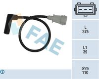 FAE 79152 - Longitud de cable [mm]: 385<br>Número de enchufes de contacto: 3<br>Peso [kg]: 0,045<br>Resistencia [Ohm]: 110<br>Profundidad de montaje [mm]: 39<br>