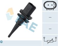 FAE 33169 - Tipo de sensor: NTC<br>Profundidad de montaje [mm]: 40<br>Número de conexiones: 2<br>