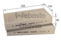 SIDAT BL7382 - Filtro, aire habitáculo