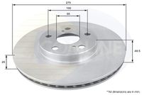 COMLINE ADC01113V - Disco de freno - Comline