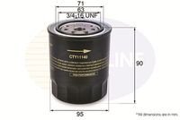 COMLINE CTY11140 - Filtro de aceite