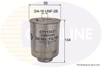 COMLINE CTY13037 - Filtro combustible