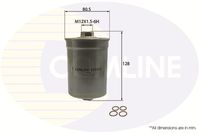 COMLINE EFF016 - Altura [mm]: 155<br>Peso [kg]: 0,30<br>Medida de rosca: M12X1.5-6H<br>Diámetro exterior [mm]: 86<br>Tipo de filtro: Filtro de tubería<br>
