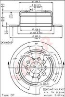 BREMBO 08174410 - Lado de montaje: Eje delantero<br>Tipo de disco de frenos: macizo<br>Espesor de disco de frenos [mm]: 12,7<br>Número de orificios: 5<br>Artículo complementario / información complementaria 2: con tornillos<br>Altura [mm]: 69<br>Diámetro de centrado [mm]: 68<br>Diámetro exterior [mm]: 272<br>Espesor mínimo [mm]: 11,4<br>