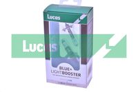 LUCAS LLX448BL50X2 - Tensión [V]: 12<br>Potencia nominal [W]: 55<br>Tipo de lámpara: H1<br>Cantidad: 1<br>Versión: Single Clam<br>Especificación: UV Cut<br>Modelo de zócalo, bombilla incandescente: P14.5s<br>