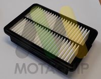 MOTAQUIP LVFA1683 - Tipo de filtro: Cartucho filtrante<br>Longitud [mm]: 244<br>Ancho [mm]: 162<br>Altura [mm]: 53<br>
