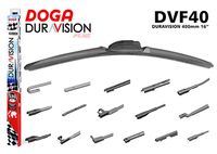 DOGA DVF40 - Lado de montaje: lado del conductor<br>Tipo de escobilla: Escobillas con arco<br>Lado de montaje: delante<br>Longitud [mm]: 600<br>Longitud [in]: 24<br>