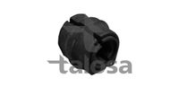 TALOSA 6502496 - Lado de montaje: Eje delantero<br>Lado de montaje: interior<br>Tipo de cojinetes: Soporte de caucho<br>Diámetro de estabilizador [mm]: 22<br>