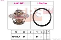 MDR EPS1880 547 - Código de motor: BVF<br>Tipo de cárter/carcasa: para carcasa (cárter) separada<br>Temperatura de abertura [°C]: 87<br>Peso [kg]: 0,09<br>Diámetro 1 [mm]: 54<br>Artículo complementario/Información complementaria: con junta<br>long. de embalaje [cm]: 7,40<br>Ancho de embalaje [cm]: 8,00<br>h embalaje [cm]: 4,20<br>número de artículo incluido: 1.880.547S<br>número de artículo incluido: 1.890.590<br>