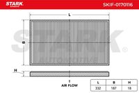 Stark SKIF-0170116 - Filtro, aire habitáculo