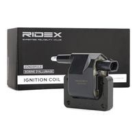 RIDEX 689C0128 - Equipamiento de vehículo: para vehículos con distribuidor de encendido<br>Número de enchufes de contacto: 2<br>Bobina de encendido: Versión de conexión SAE<br>Número de fabricación: ECZ-CH-016<br>