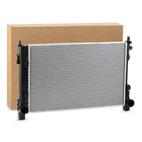 RIDEX 470R0550 - Clase de caja de cambios: Caja de cambios manual<br>Equipamiento de vehículo: para vehículos con/sin climatización<br>Longitud de red [mm]: 410<br>Ancho de red [mm]: 650<br>Profundidad de red [mm]: 25<br>Material aletas refrigeradoras: Aluminio<br>Tipo radiador: Aletas refrigeración soldadas<br>Material depósitos de agua (radiador): Plástico<br>Malla radiador: 650x410x25<br>Malla radiador: 650x410x24<br>
