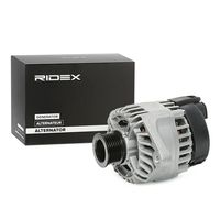 RIDEX 4G0888 - Código de motor: 182A3.000<br>Tipo de caja de cambios: 5M<br>Clase de caja de cambios: Caja de cambios manual, secuencial<br>Longitud 1 [mm]: 44,50<br>Longitud 2 [mm]: 17,00<br>Long. 3 [mm]: 55,00<br>Tensión [V]: 12<br>Corriente de carga alternador [A]: 90<br>Poleas: con polea<br>poleas - Ø [mm]: 62<br>Cantidad de agujeros de fijación: 3<br>Número de canales: 6<br>