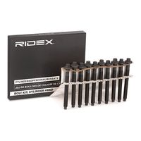 RIDEX 1217B0028 - Código de motor: AHV (DW10FD)<br>Longitud [mm]: 125<br>Medida de rosca: M12 x 1.5<br>Perfil cabeza tornillo/tuerca: Torx exterior<br>Cantidad: 10<br>