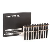RIDEX 1217B0047 - Código de motor: F4R 776<br>Longitud [mm]: 117<br>Medida de rosca: M12 x 1.5<br>Perfil cabeza tornillo/tuerca: Torx exterior<br>Cantidad: 10<br>