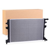 RIDEX 470R0847 - Calefacción / Refrigeración: radiador adicional<br>Material: Aluminio<br>Longitud de red [mm]: 650<br>Ancho de red [mm]: 98<br>Profundidad de red [mm]: 32<br>Tipo radiador: Aletas refrigeración soldadas<br>