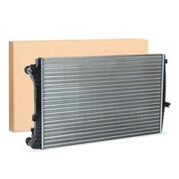 RIDEX 470R0873 - Calefacción / Refrigeración: radiador adicional<br>Longitud de red [mm]: 620<br>Ancho de red [mm]: 396<br>Profundidad de red [mm]: 16<br>Malla radiador: 620 x 396 x 16 mm<br>Material aletas refrigeradoras: Aluminio<br>Material depósitos de agua (radiador): Plástico<br>Tipo radiador: Aletas refrigeración soldadas<br>Ø salida1 [mm]: 22<br>Ø entrada 1 [mm]: 22<br>