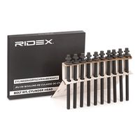 RIDEX 1217B0016 - Código de motor: Z 16 XE<br>Longitud [mm]: 153<br>Medida de rosca: M10 x 1.25<br>Perfil cabeza tornillo/tuerca: Torx exterior<br>Cantidad: 10<br>