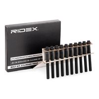 RIDEX 1217B0072 - Código de motor: F9Q 762<br>Longitud [mm]: 121,5<br>Medida de rosca: M12 x 1.5<br>Perfil cabeza tornillo/tuerca: Torx exterior<br>Cantidad: 10<br>