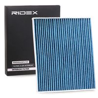 RIDEX 424I0497 - Tipo de filtro: Filtro de partículas<br>Longitud [mm]: 218<br>Ancho [mm]: 265<br>Altura [mm]: 21<br>