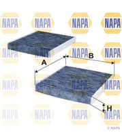 NAPA NFC4006 - Filtro, aire habitáculo - NAPA