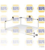 NAPA NFC4303 - Filtro, aire habitáculo - NAPA