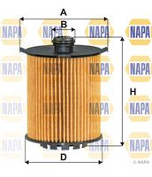 NAPA NFO3173 - Filtro de aceite - NAPA