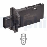 BOSCH 0281006597 - Medidor de la masa de aire