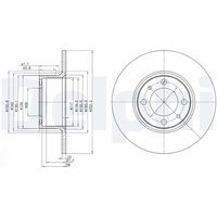 BREMBO 08255924 - Disco de freno - PRIME LINE