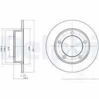 COMLINE ADC1031V - Disco de freno - Comline