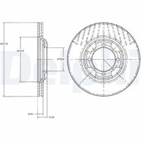 COMLINE ADC0403V - Disco de freno - Comline